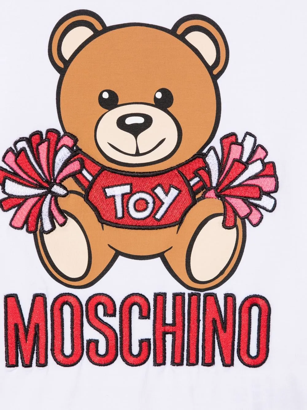 фото Moschino kids футболка с логотипом