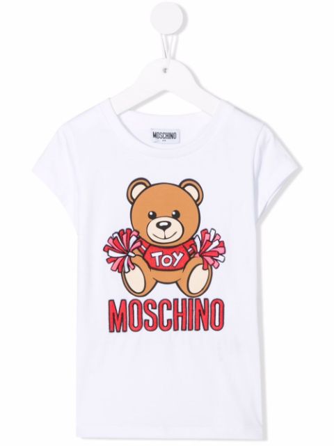 Moschino Kids logo crew-neck T-shirt 