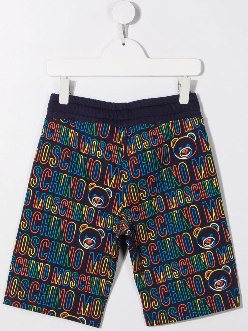 Image 2 of Moschino Kids shorts con logo estampado