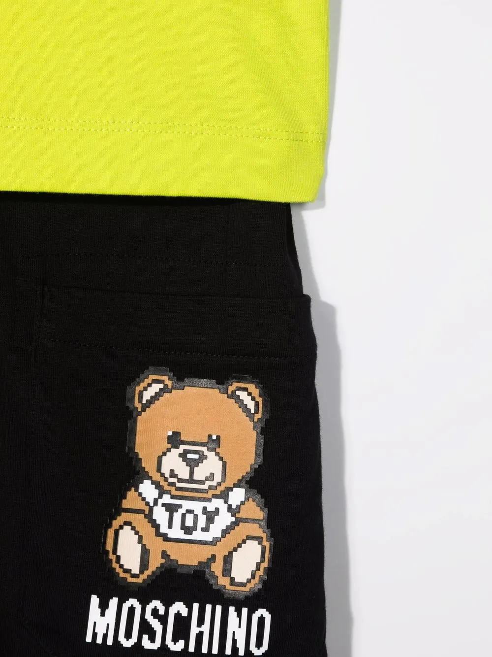 фото Moschino kids спортивный костюм teddy bear с логотипом