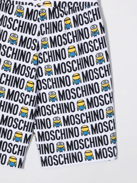 Moschino Kids Minions all-over Logo 