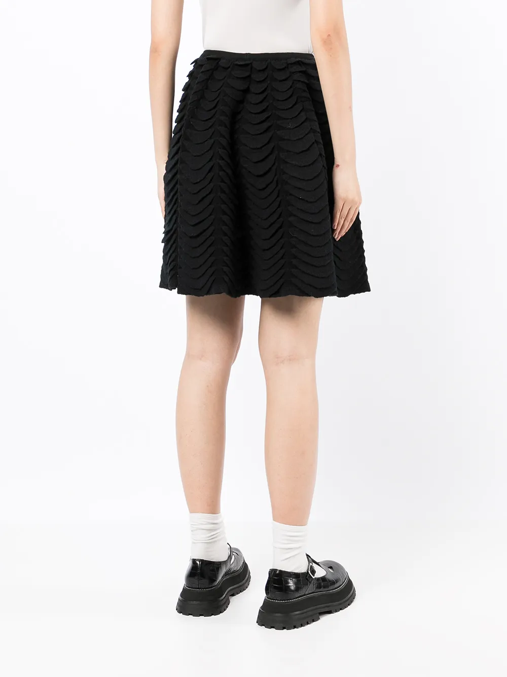 фото Alaïa pre-owned юбка мини с фестонами