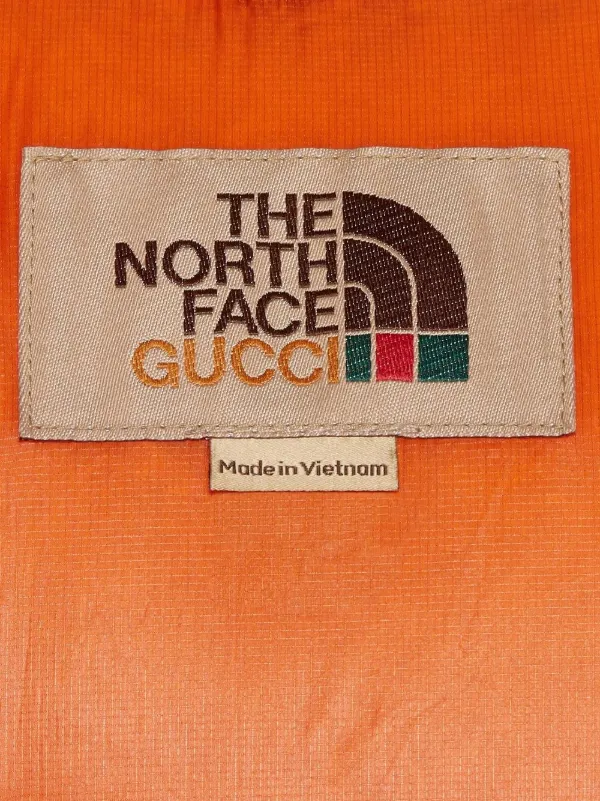Shop Gucci x The North Face padded coat 