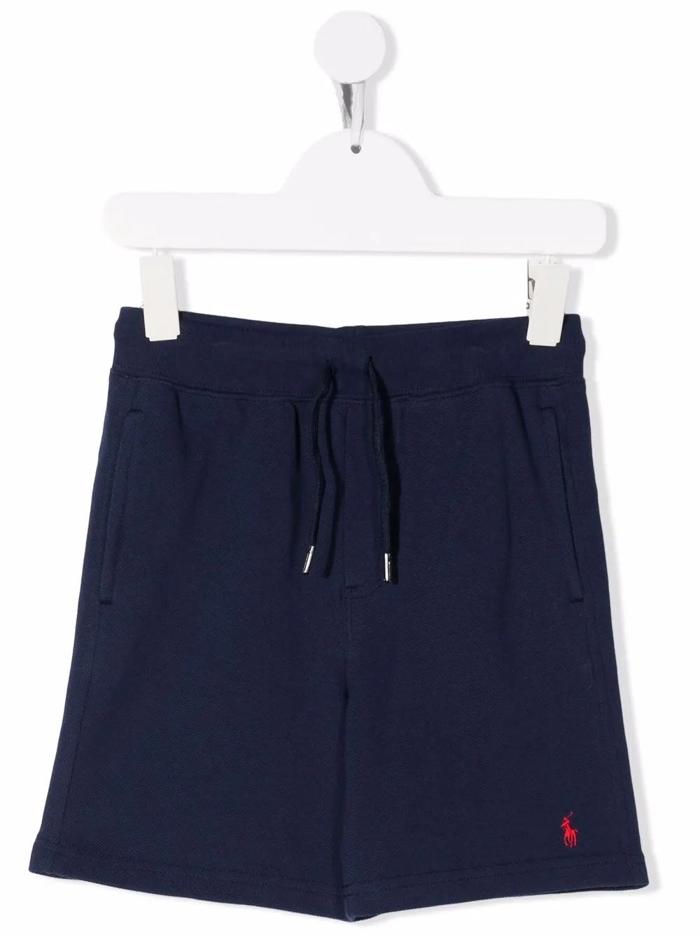 

Ralph Lauren Kids logo-embroidered track shorts - Blue