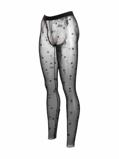 patterned semi-sheer tights | Givenchy 