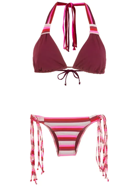 Amir Slama striped bikini set