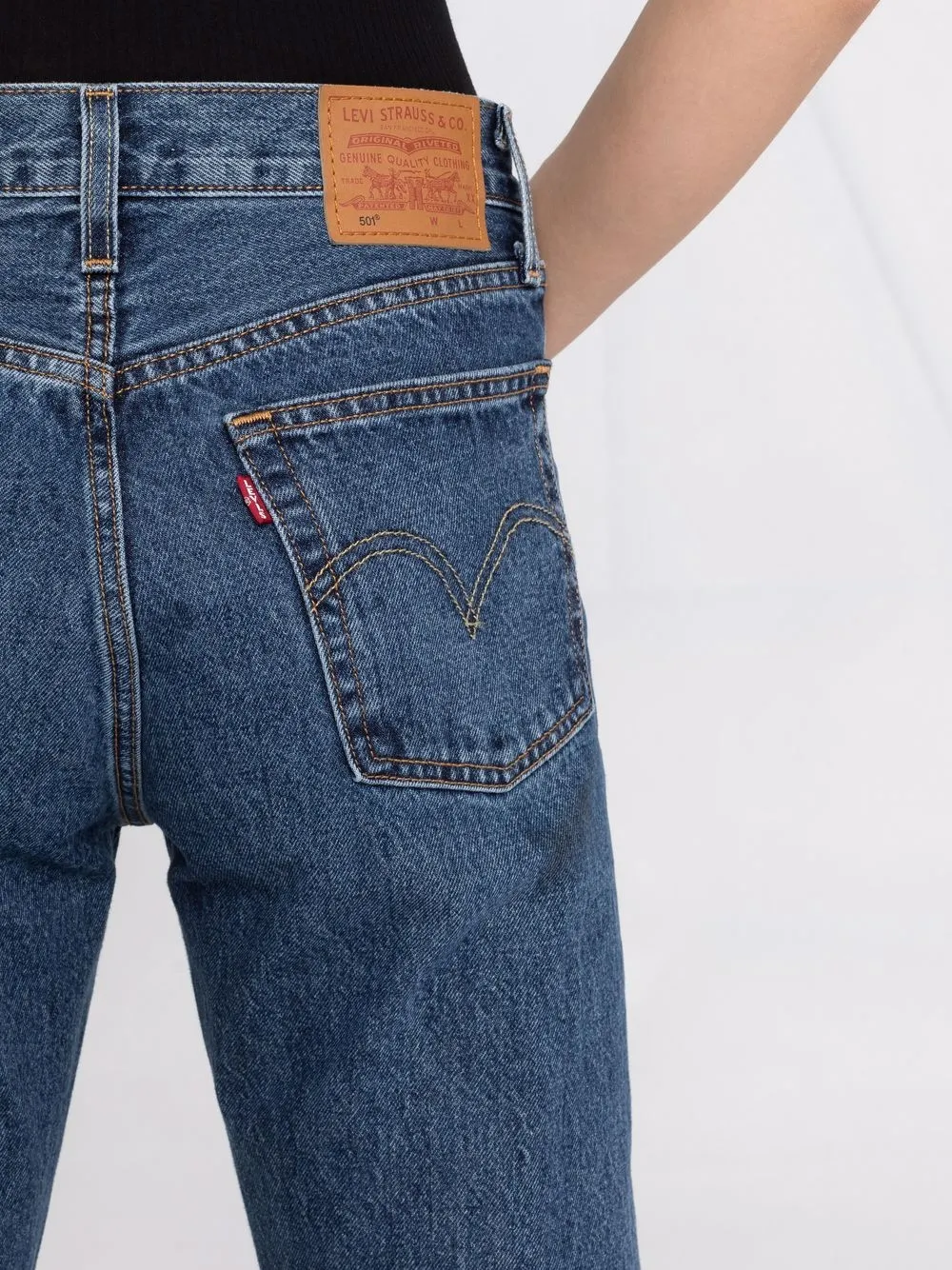 фото Levi's укороченные джинсы кроя слим