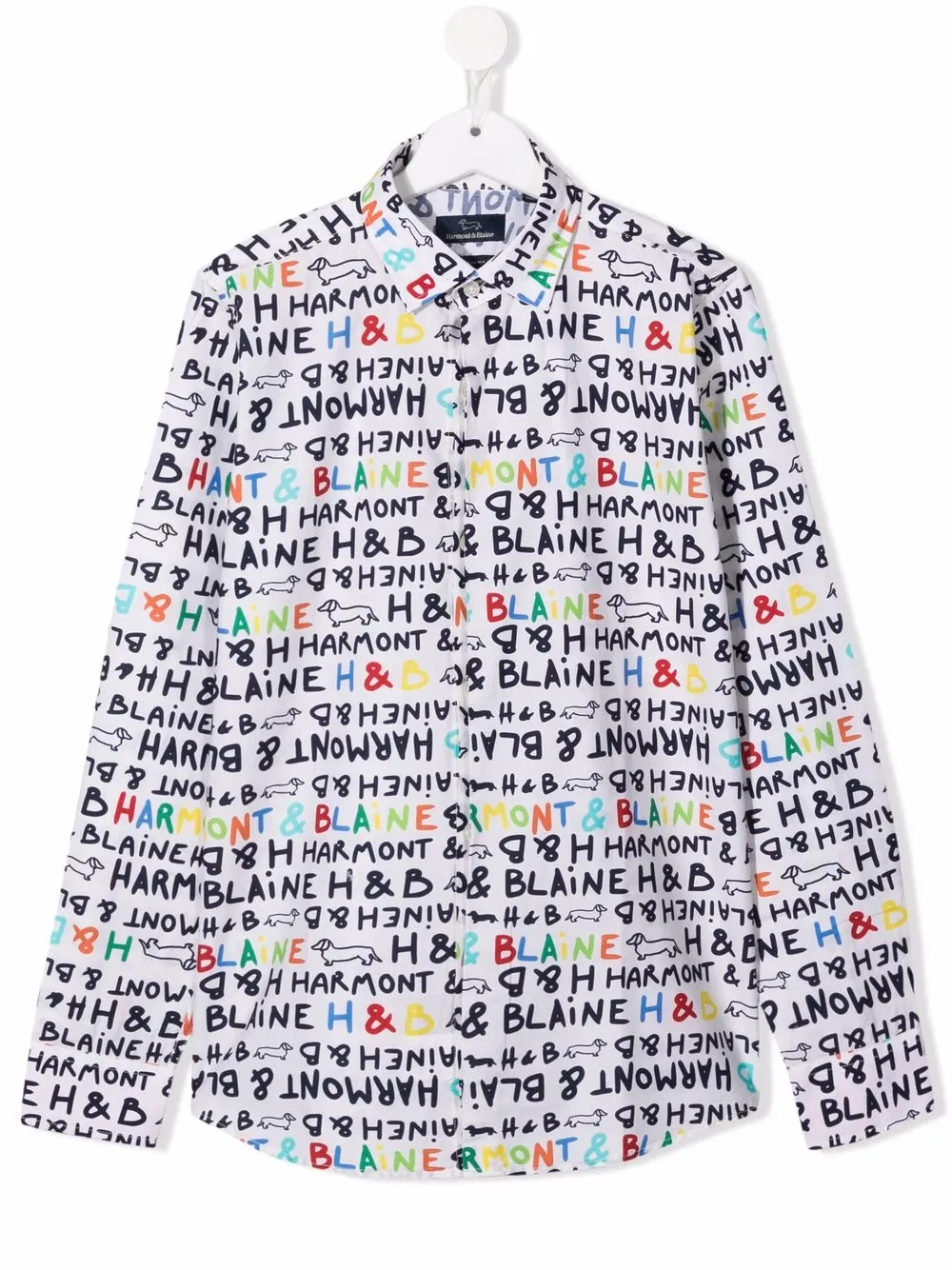фото Harmont & blaine junior рубашка с логотипом