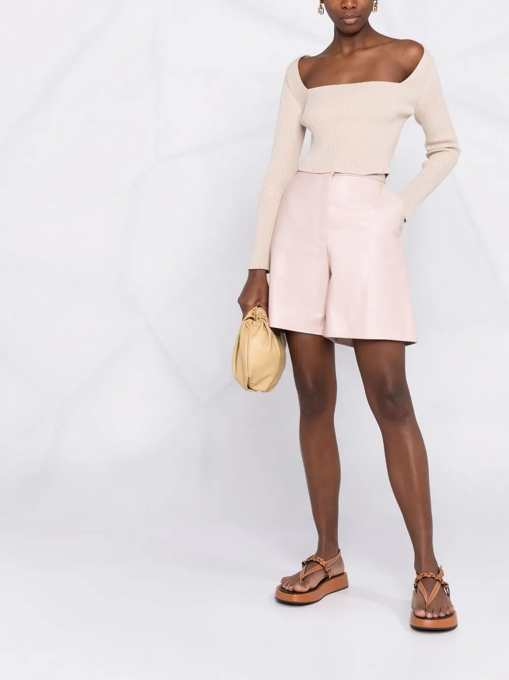 Max Mara Mid waist shorts - Roze