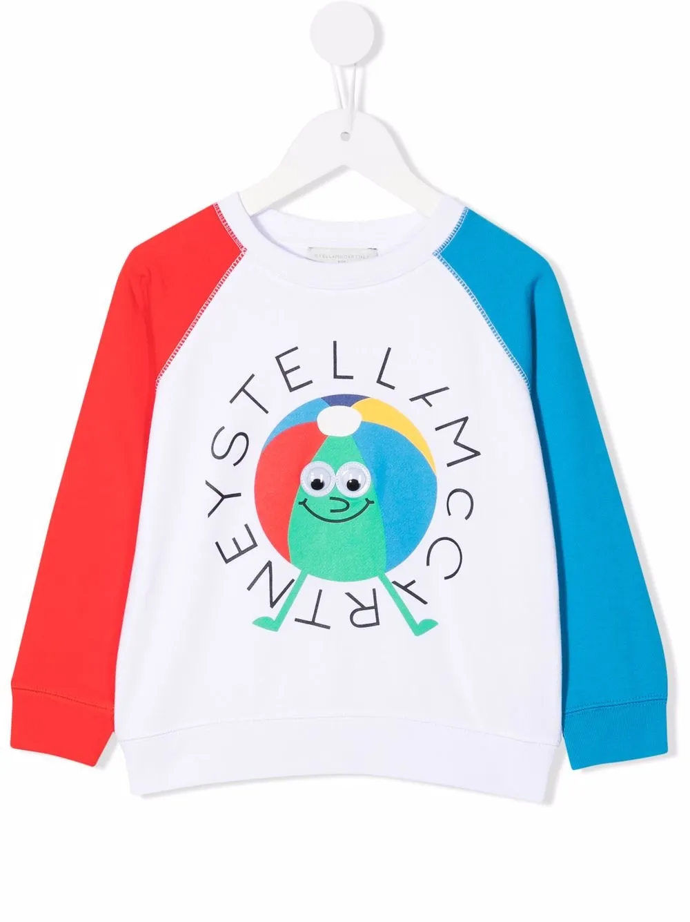 фото Stella mccartney kids толстовка из экологичного хлопка с принтом