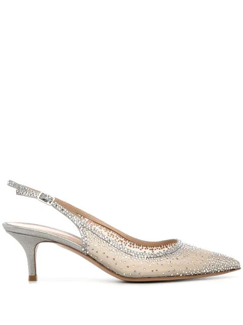 Gianvito Rossi Regina 55mm slingback pumps
