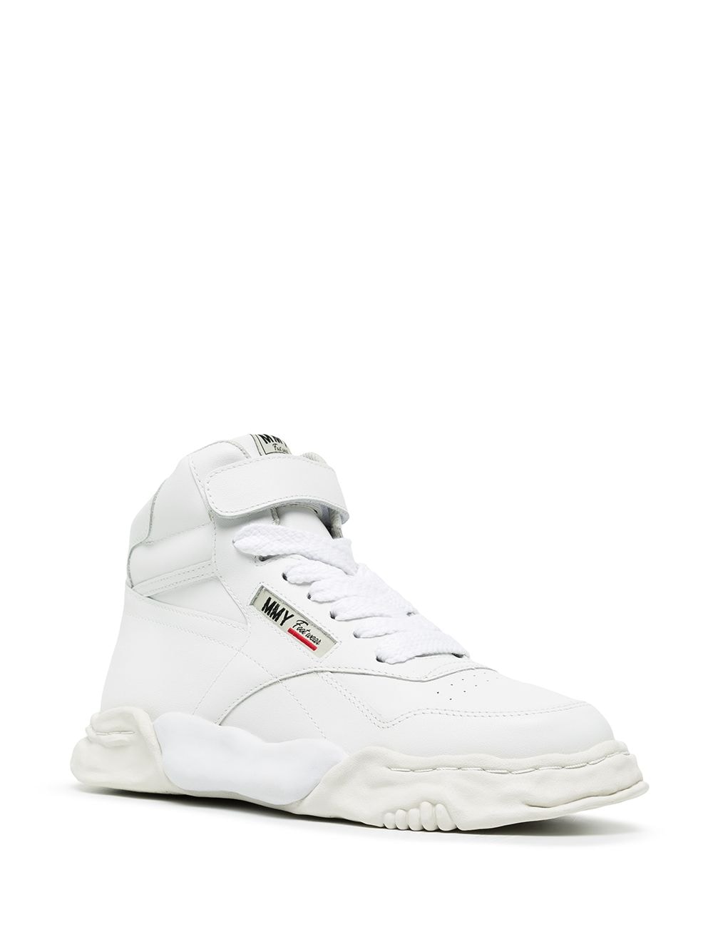 Image 2 of Maison MIHARA YASUHIRO Freddie wavy-sole high-top sneakers