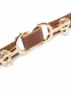 Maje slim clasp-fastening belt