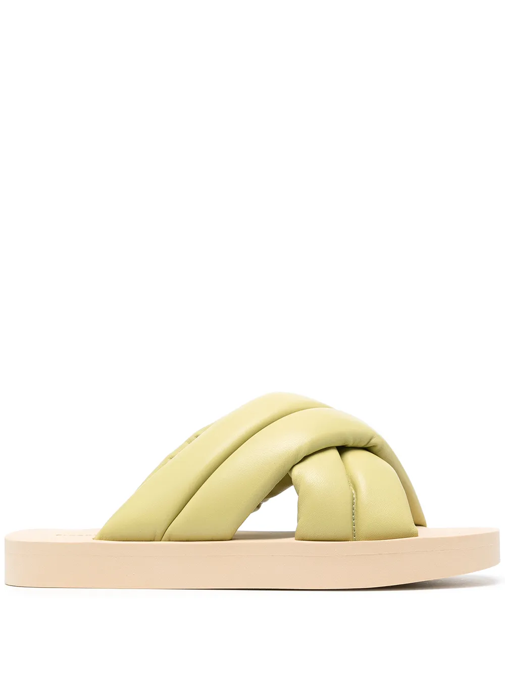 

Proenza Schouler sandalias Float slip-on capitonadas - Verde