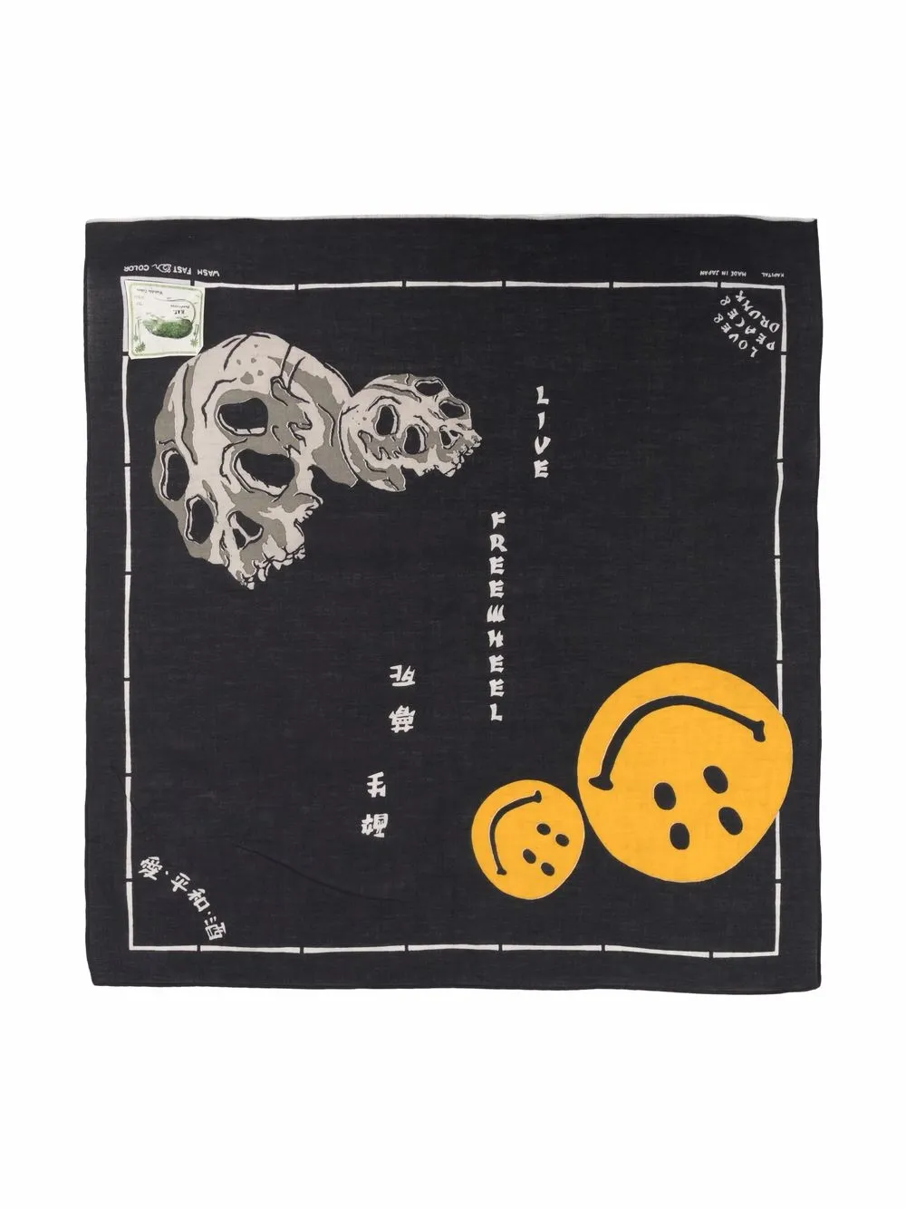 фото Kapital шарф тонкой вязки с графичным принтом