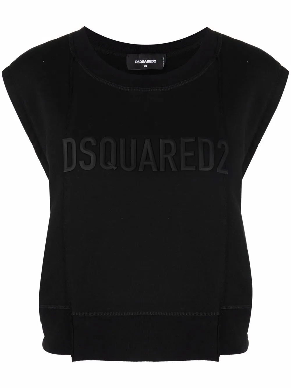 фото Dsquared2 топ с вышитым логотипом