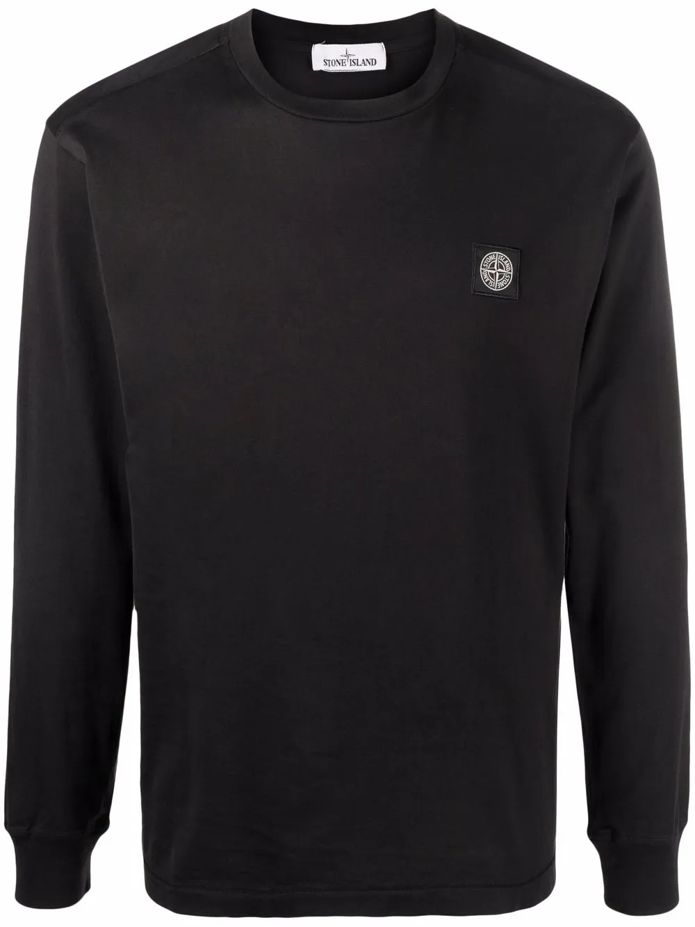 фото Stone island футболка с длинными рукавами и нашивкой-логотипом