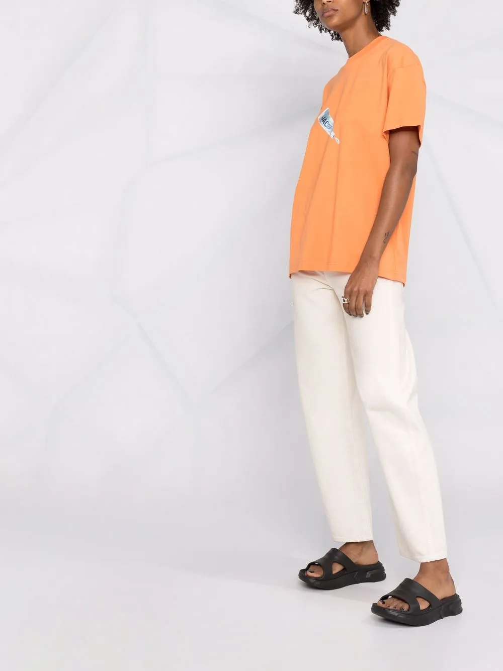фото Jacquemus футболка с графичным принтом