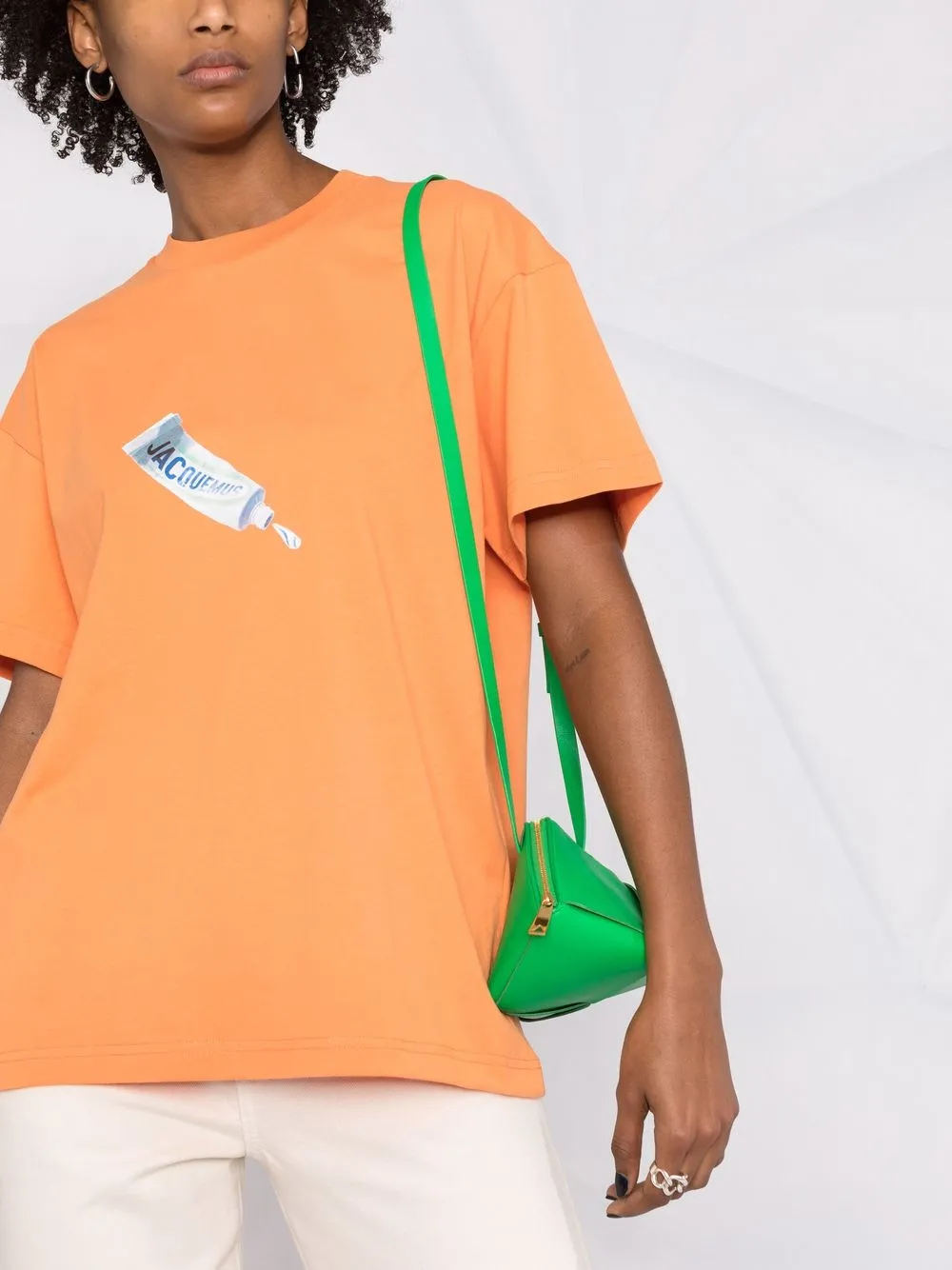 фото Jacquemus футболка с графичным принтом