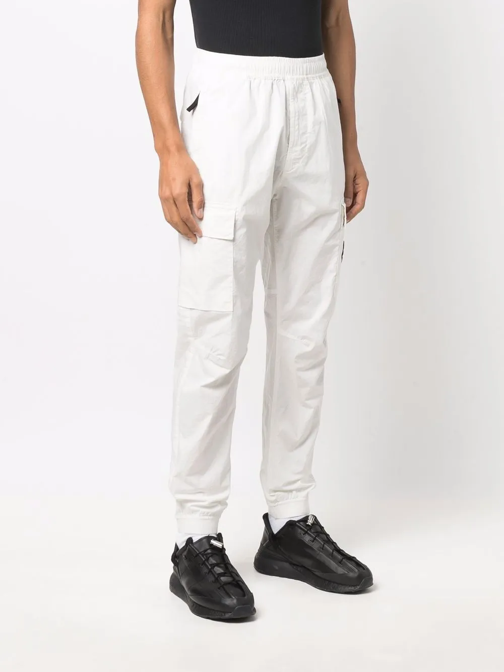 фото Stone island спортивные брюки с нашивкой-логотипом