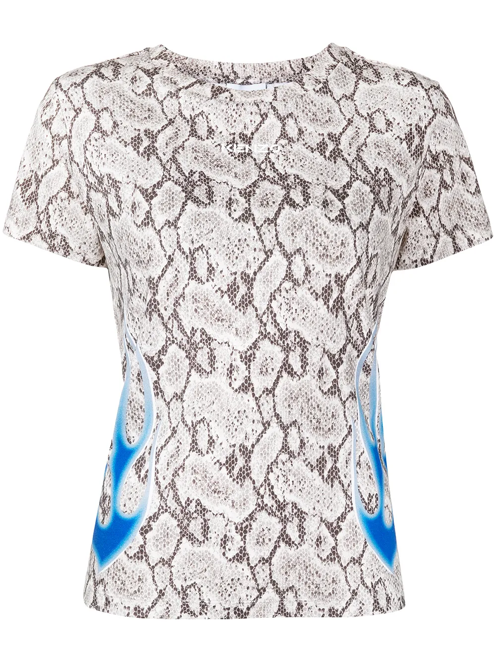 

Kenzo playera con estampado de piel de pitón - Marrón