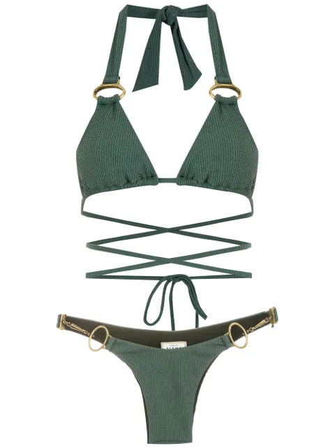 Amir Slama wrap-around bikini set