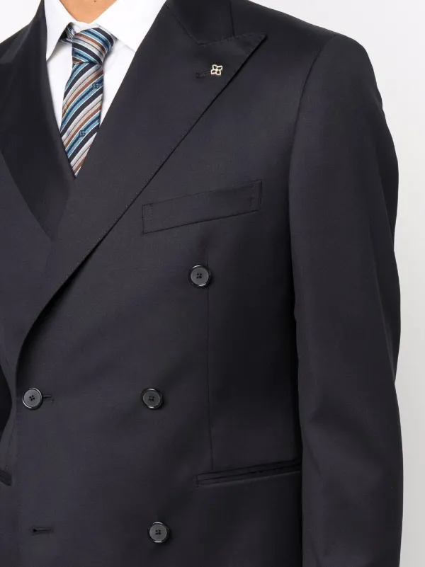 TAGLIATORE スーツ 48/7 R Tagliatore Charcoal Broken Twill Stretch Suit - blazerformen