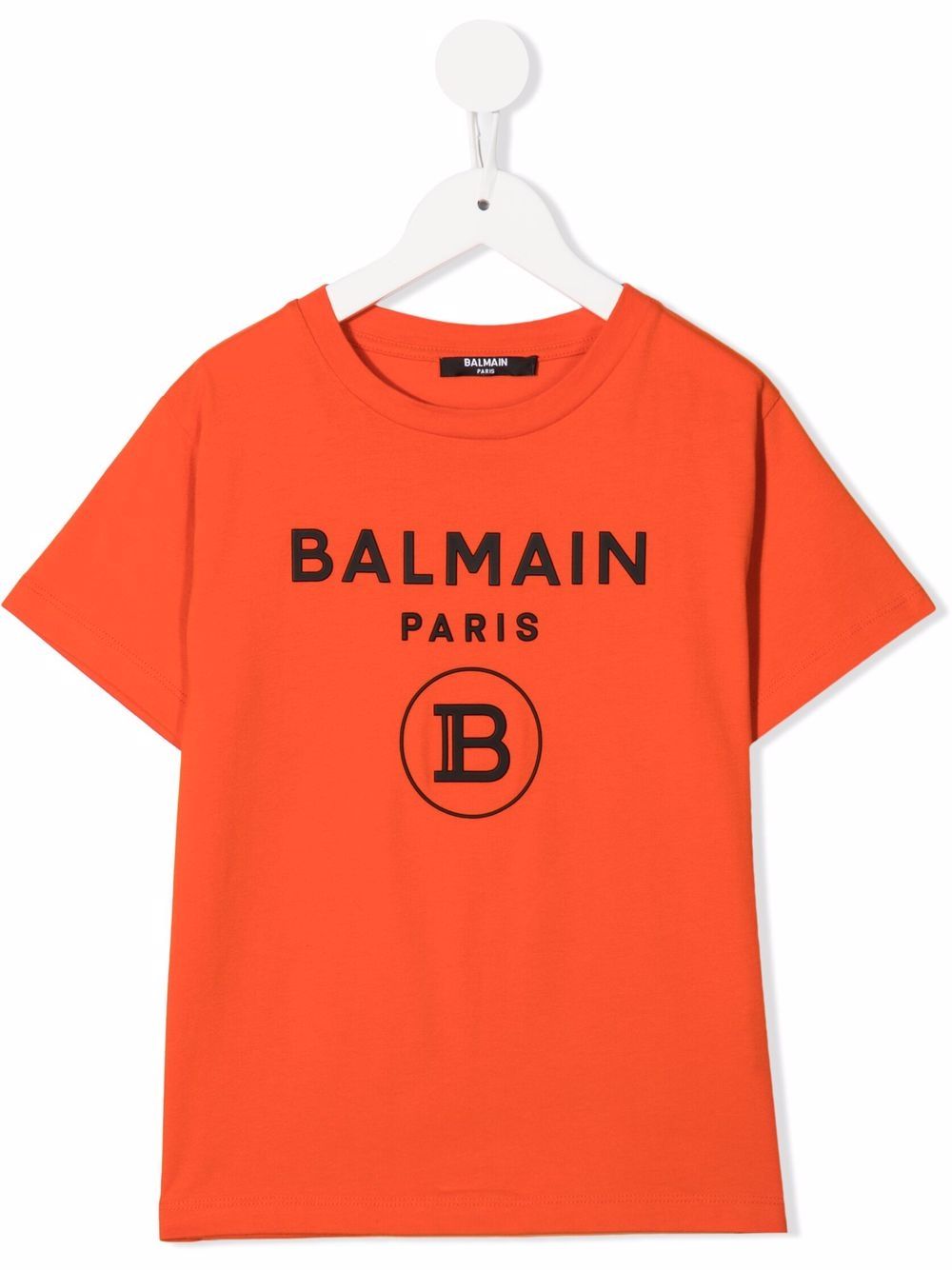 фото Balmain kids футболка с логотипом