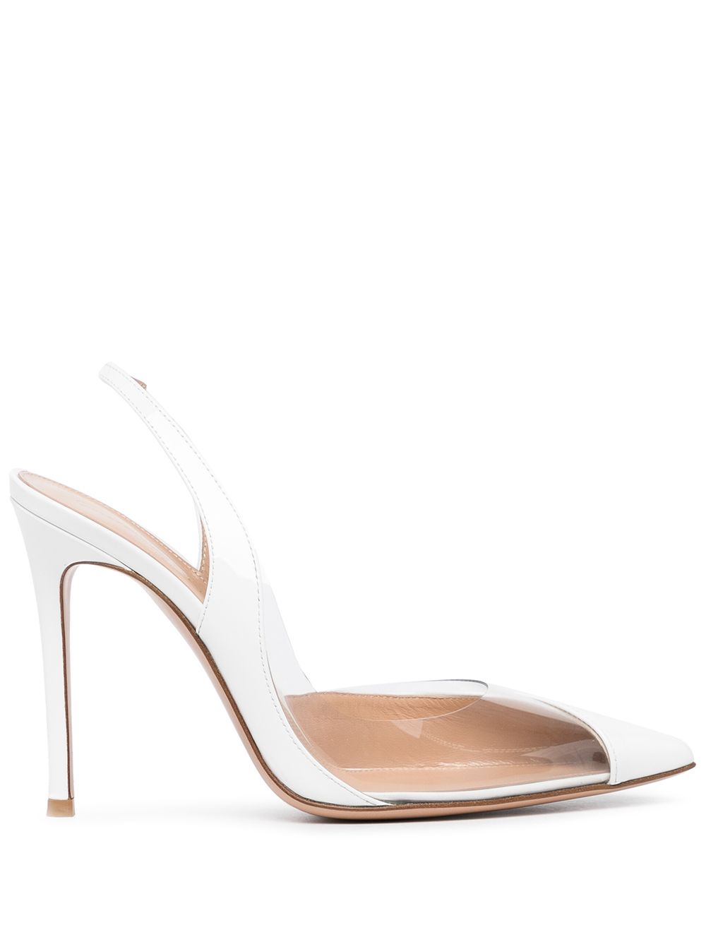 Gianvito Rossi pointed-toe leather pumps