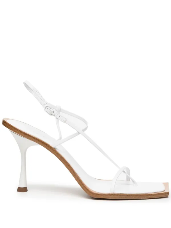 studio amelia white sandals