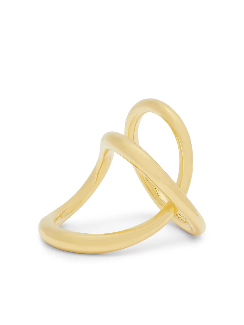 

Charlotte Chesnais Ribbon Wrap twist ring - Gold