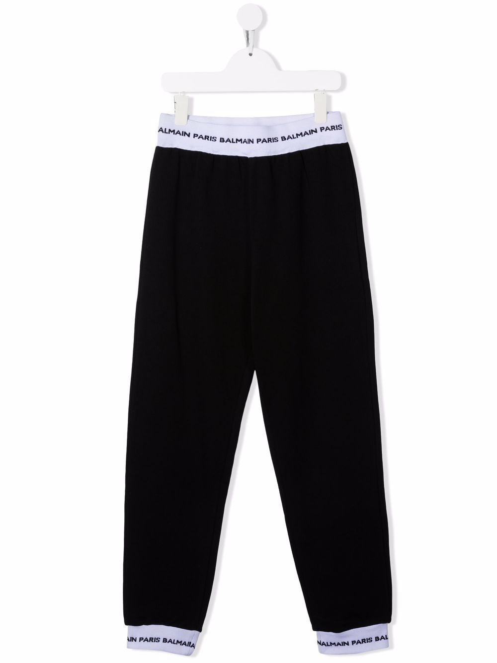 

Balmain Kids pants con pretina elástica - Negro