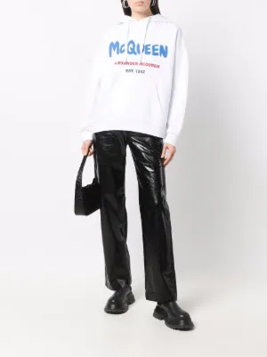 alexander mcqueen bird moletom com capuz