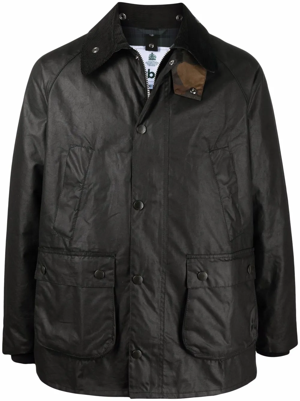 

Barbour chamarra con botones de presión - Negro