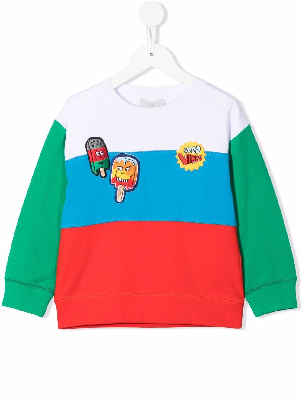 фото Stella mccartney kids толстовка в стиле колор-блок