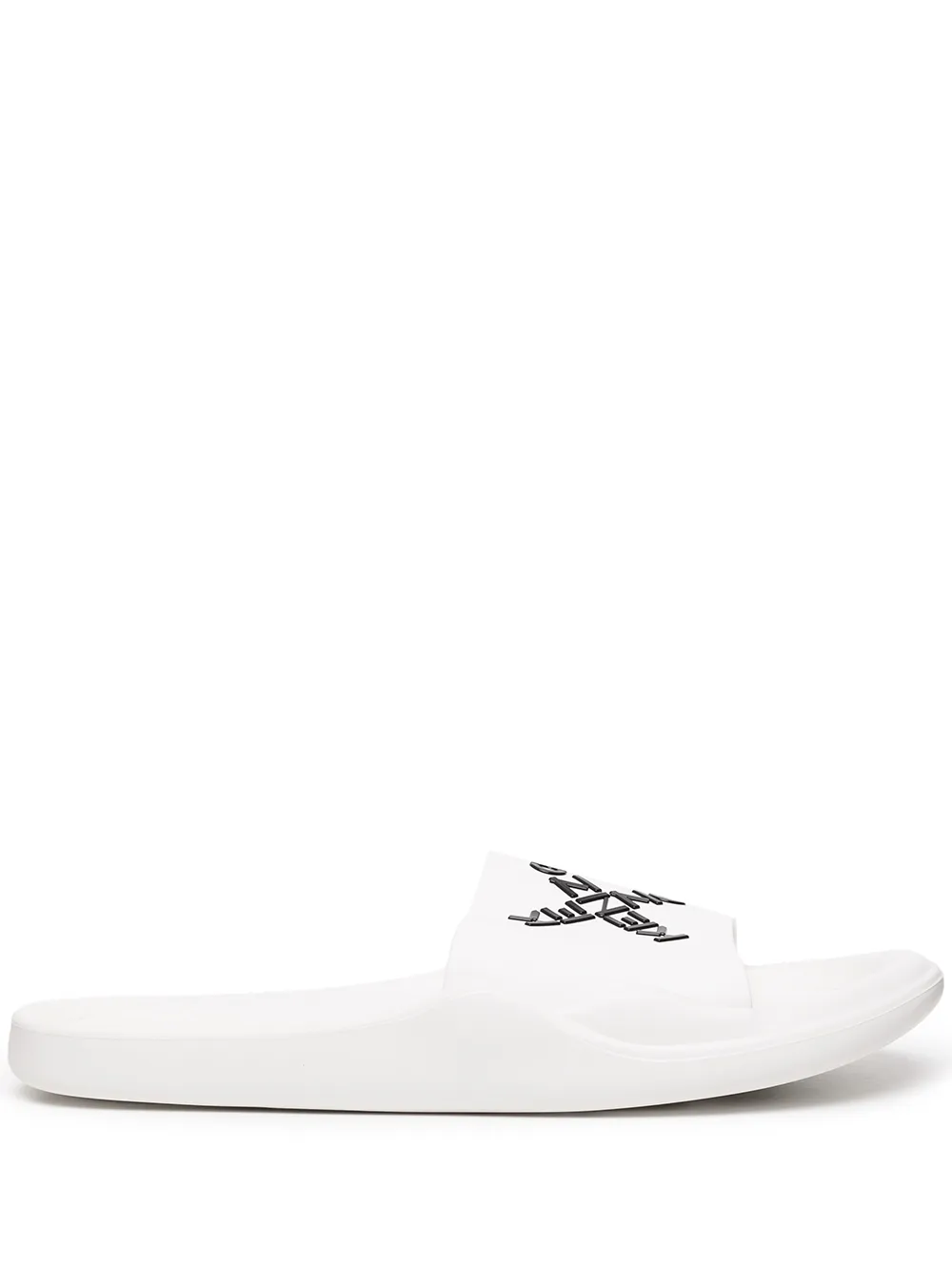 

Kenzo logo-print slides - White