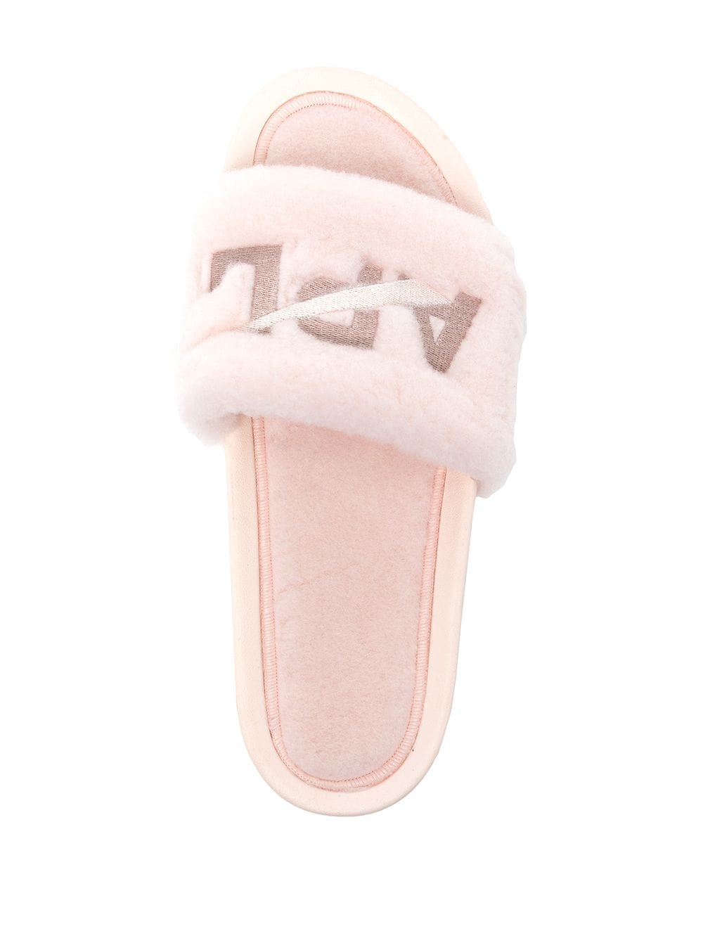 Louis Vuitton Fur Slippers Pink