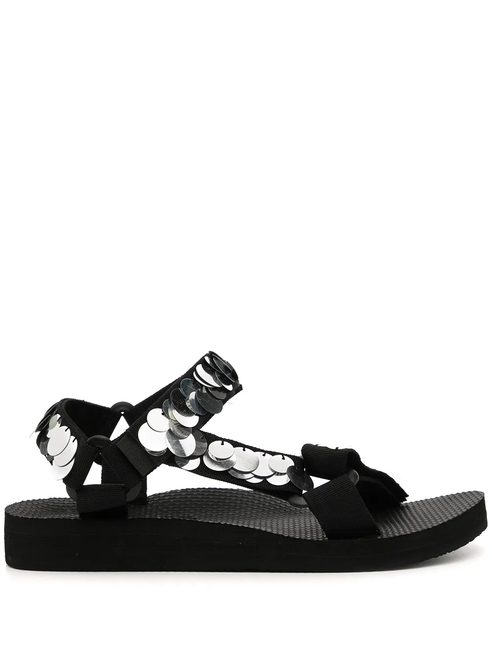 

Arizona Love Trekky sequin-embellished sandals - Black