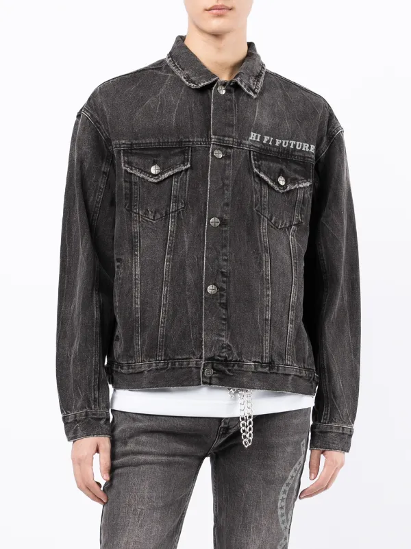 Ksubi slogan-print Denim Jacket - Farfetch