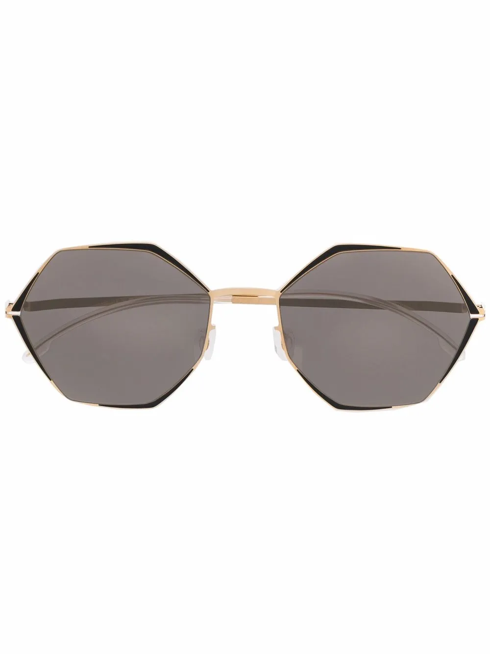 фото Mykita солнцезащитные очки alessia в геометричной оправе