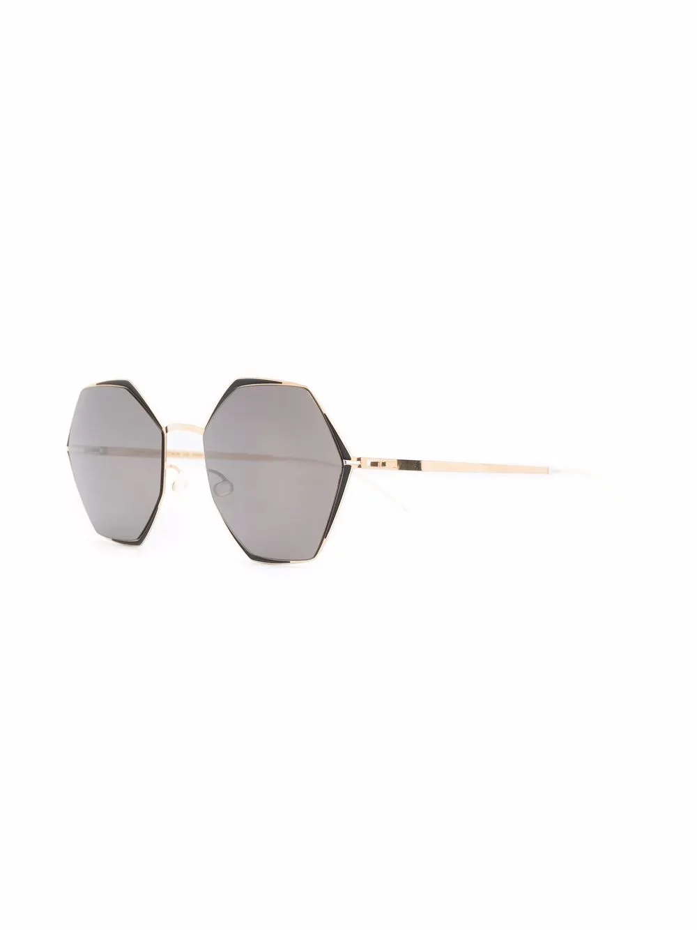 фото Mykita солнцезащитные очки alessia в геометричной оправе