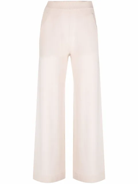 Allude knitted cashmere trousers