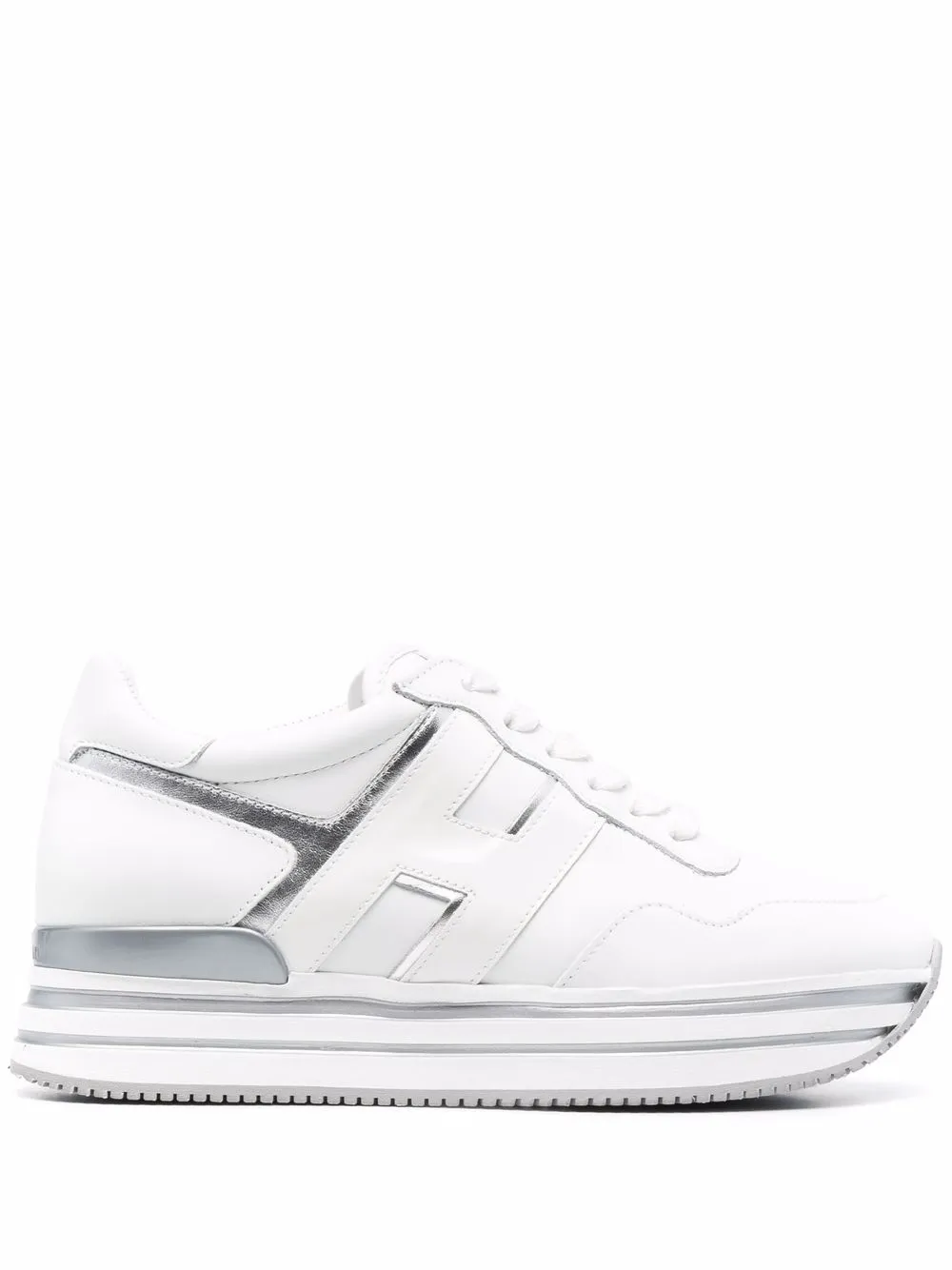 

Hogan H leather trainers - White