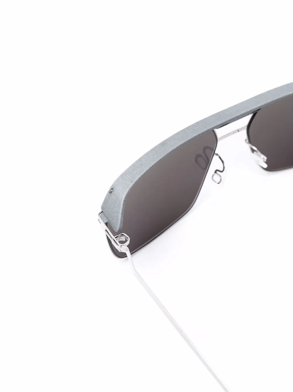 фото Mykita солнцезащитные очки mh53 leica в квадратной оправе
