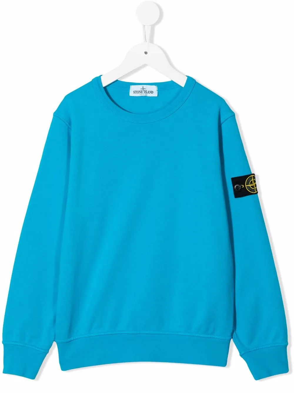 фото Stone island junior толстовка с нашивкой-логотипом
