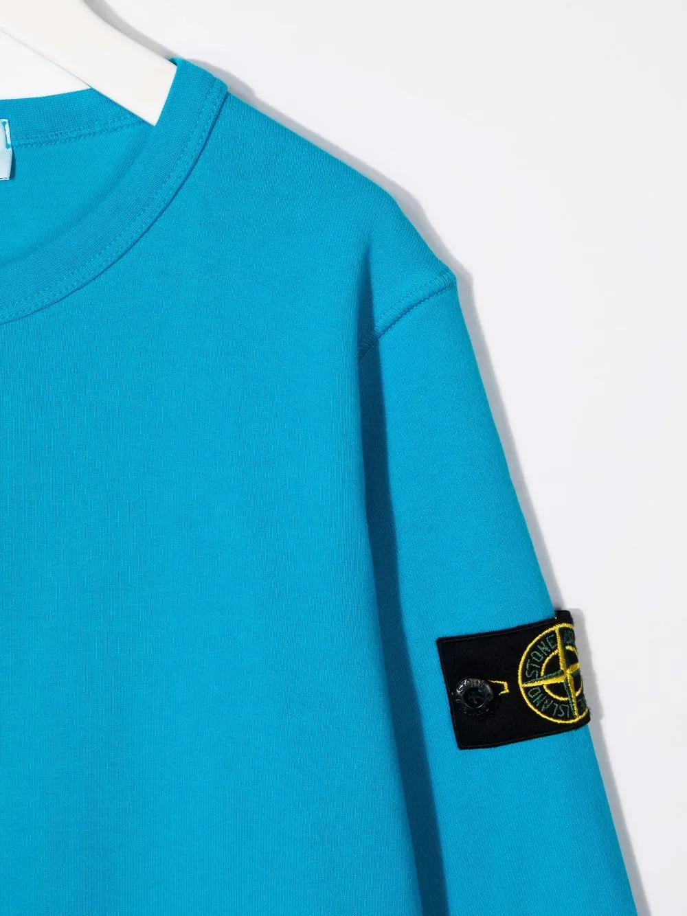 фото Stone island junior толстовка с нашивкой-логотипом