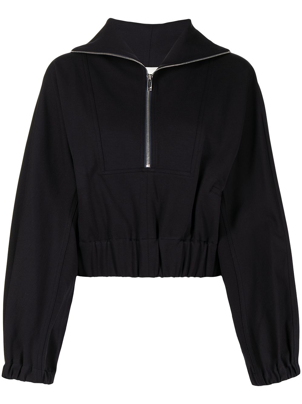 

3.1 Phillip Lim hoodie tejido con cierre - Negro