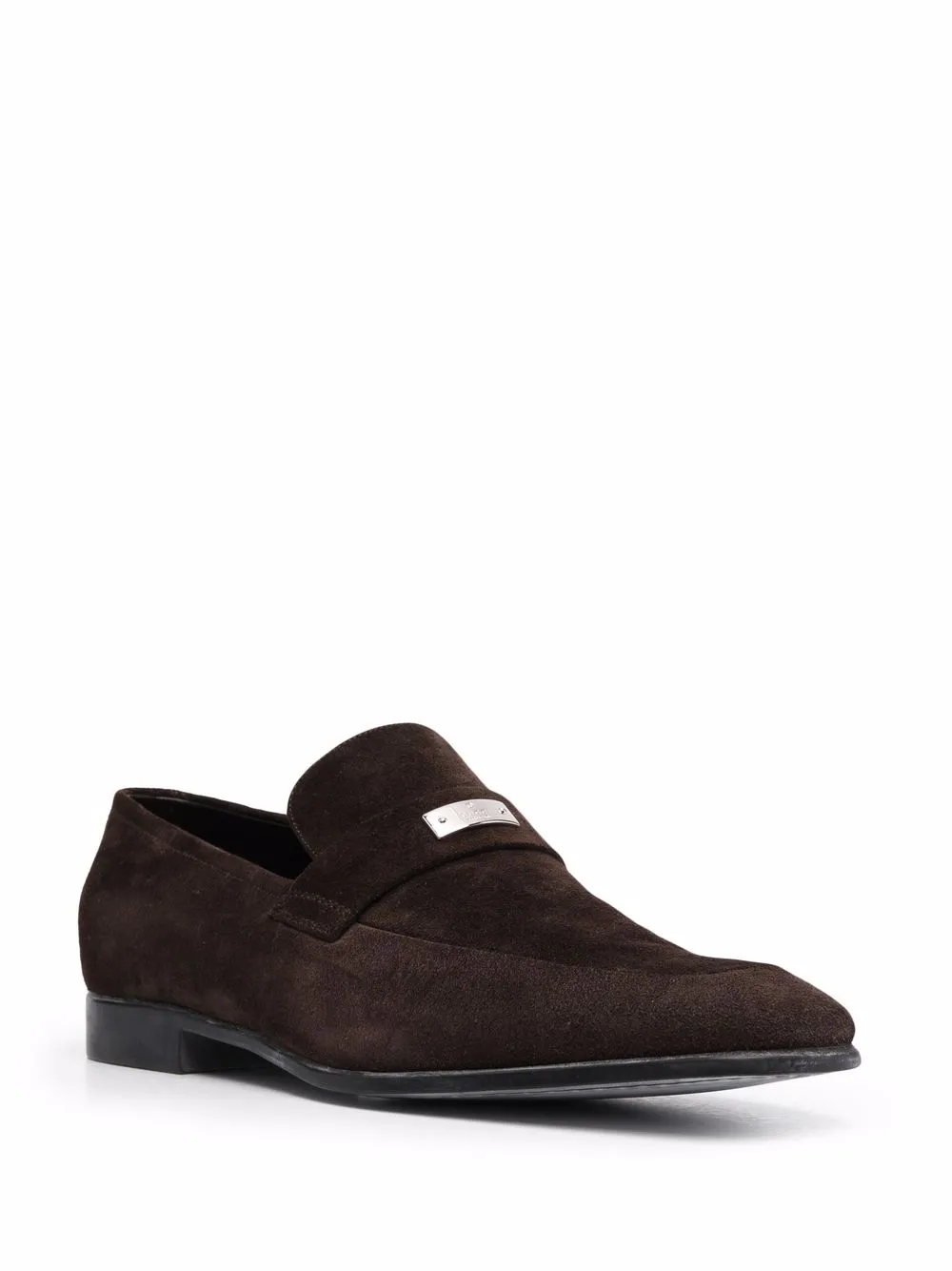 Image 2 of Gucci Pre-Owned logo plaque loafers