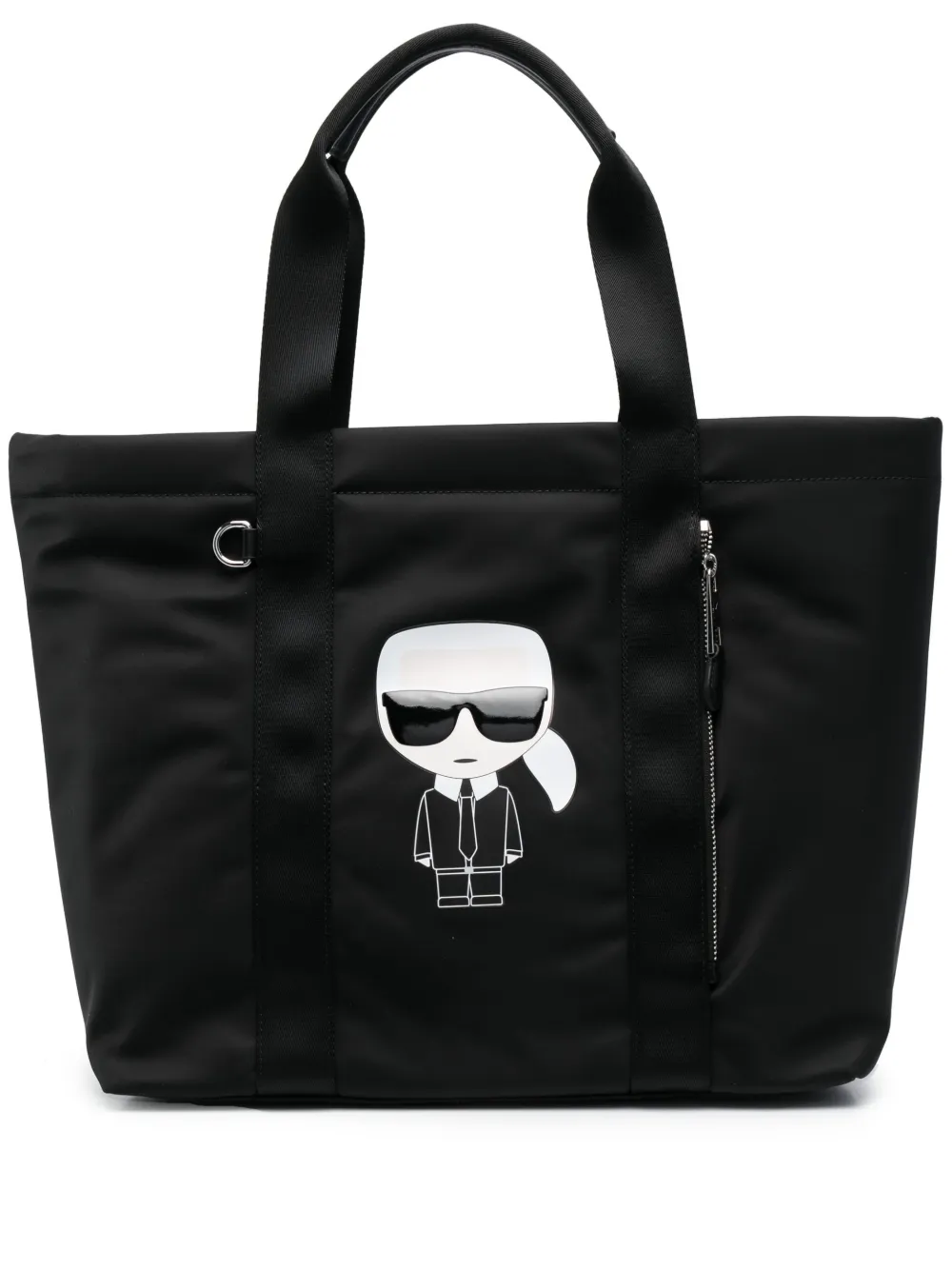 

Karl Lagerfeld tote Ikonik Karl - Negro