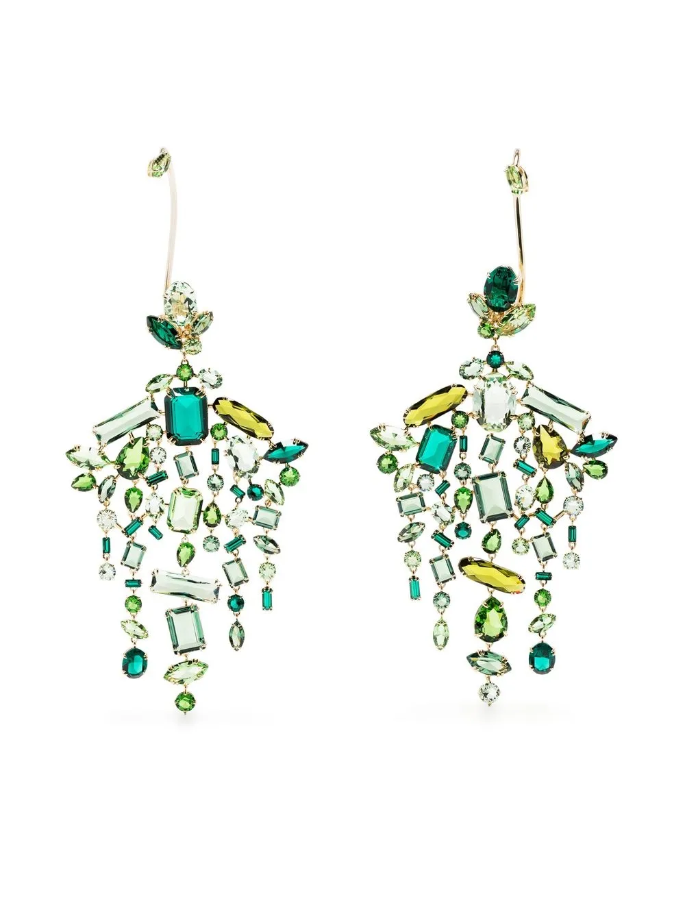 

Swarovski Gema Chandelier drop earrings - Gold